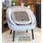 Velvet Barrel Chair-1877136095