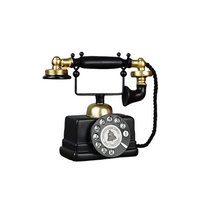 Vintage Rotary Phone Decorative Ornament For Living Room Office Or Bar Decoration Props Ideal Gift For Vintage Enthusiasts