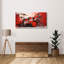  «Drums 11» par Sean Parnell, art mural en verre acrylique, 48 po x 24 po