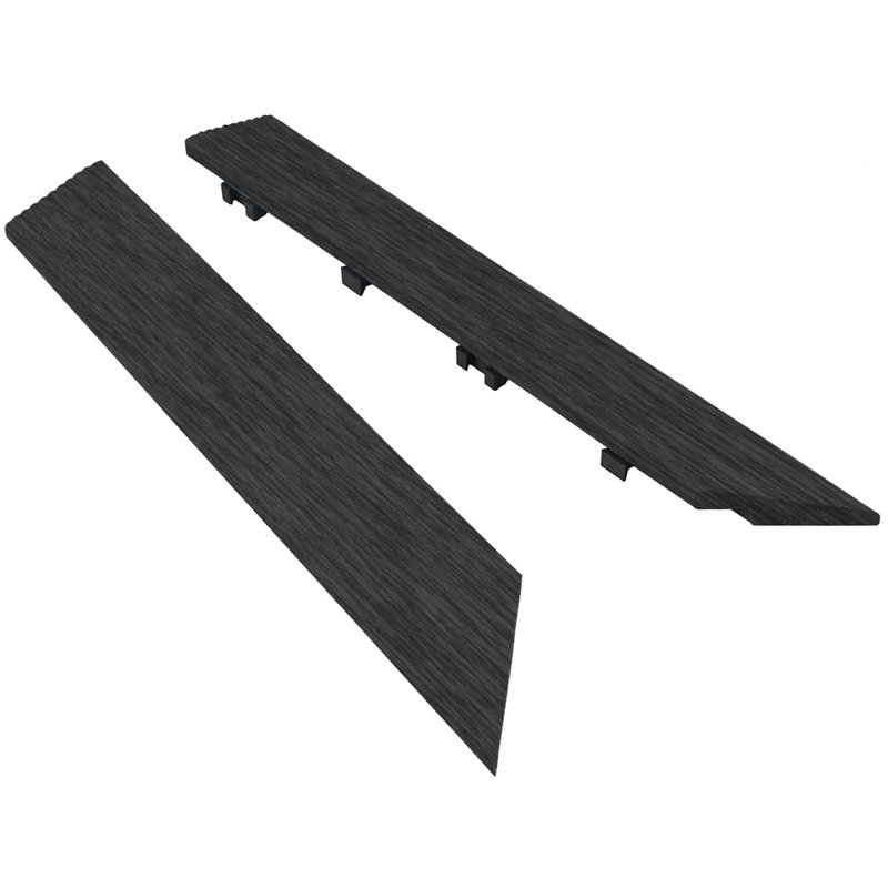 Carrelage de terrasse extérieur 2 po x 12 po 2 po x 2 po, Indian Ebony
