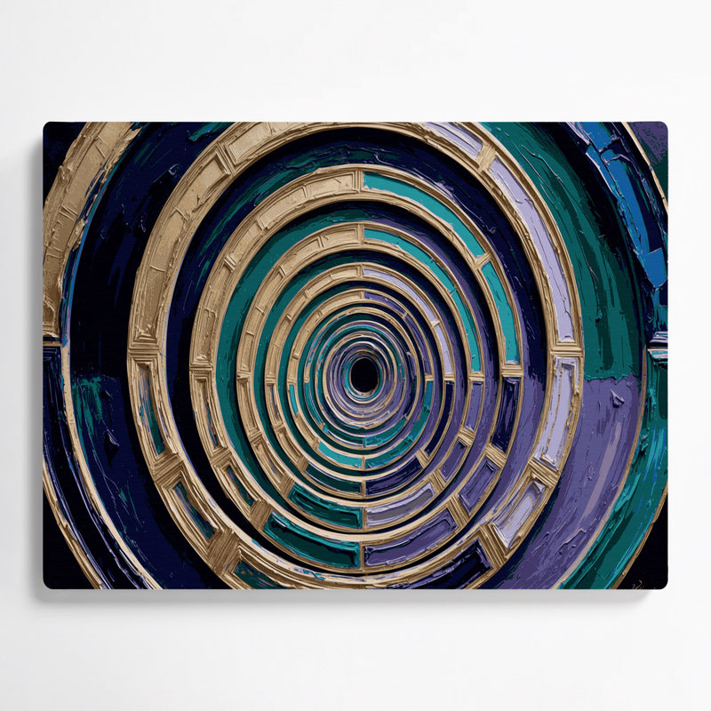 Art mural en métal Sci Fi, H 11 po x l 14 po