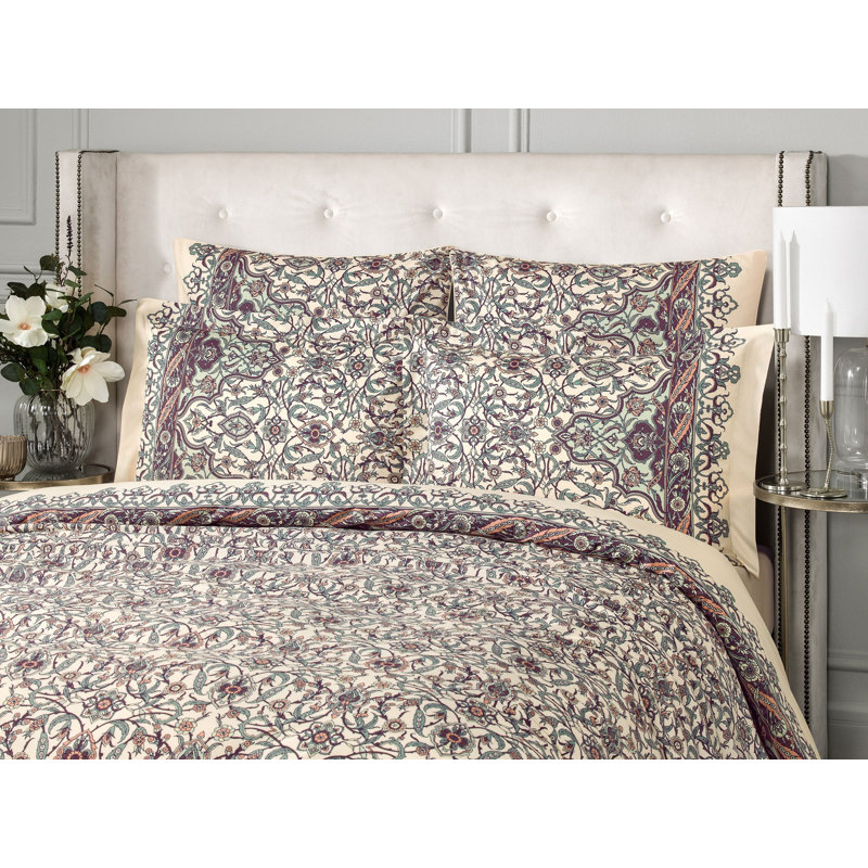Samira Fitted Sheet, Queen Fitted Sheet and 1 Pillowcase