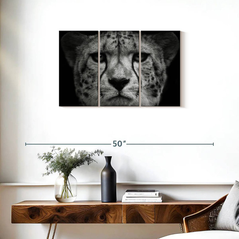 Brampt Wild Cat Portrait, 20" H x 33" W