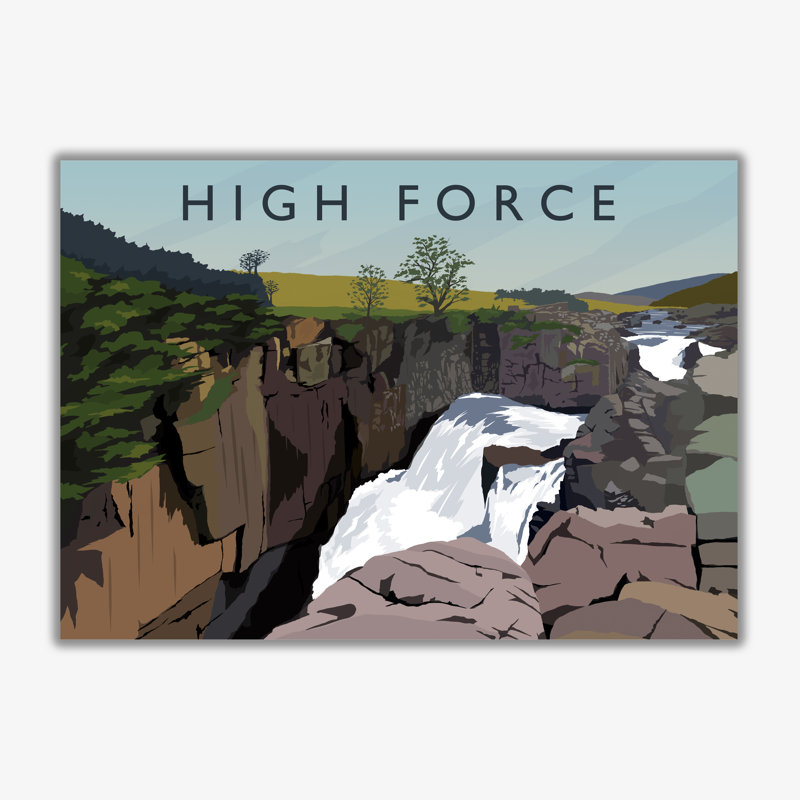 High Force 2 - Print, 30cm H x 40cm W x 3cm D, No Framed