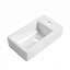Petit meuble-lavabo flottant avec lavabo simple