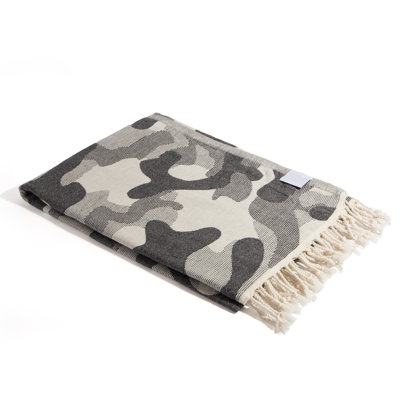  Serviette de bain camouflage en coton turc biologique, 66 po x 36 po