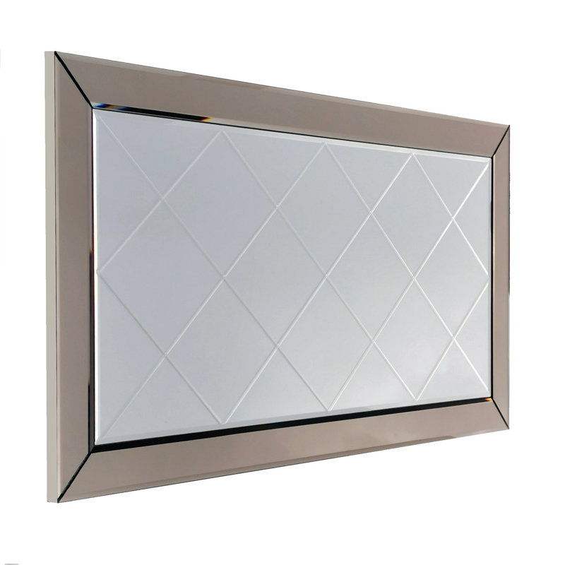 Abigale Engineered Wood Flat Mirror