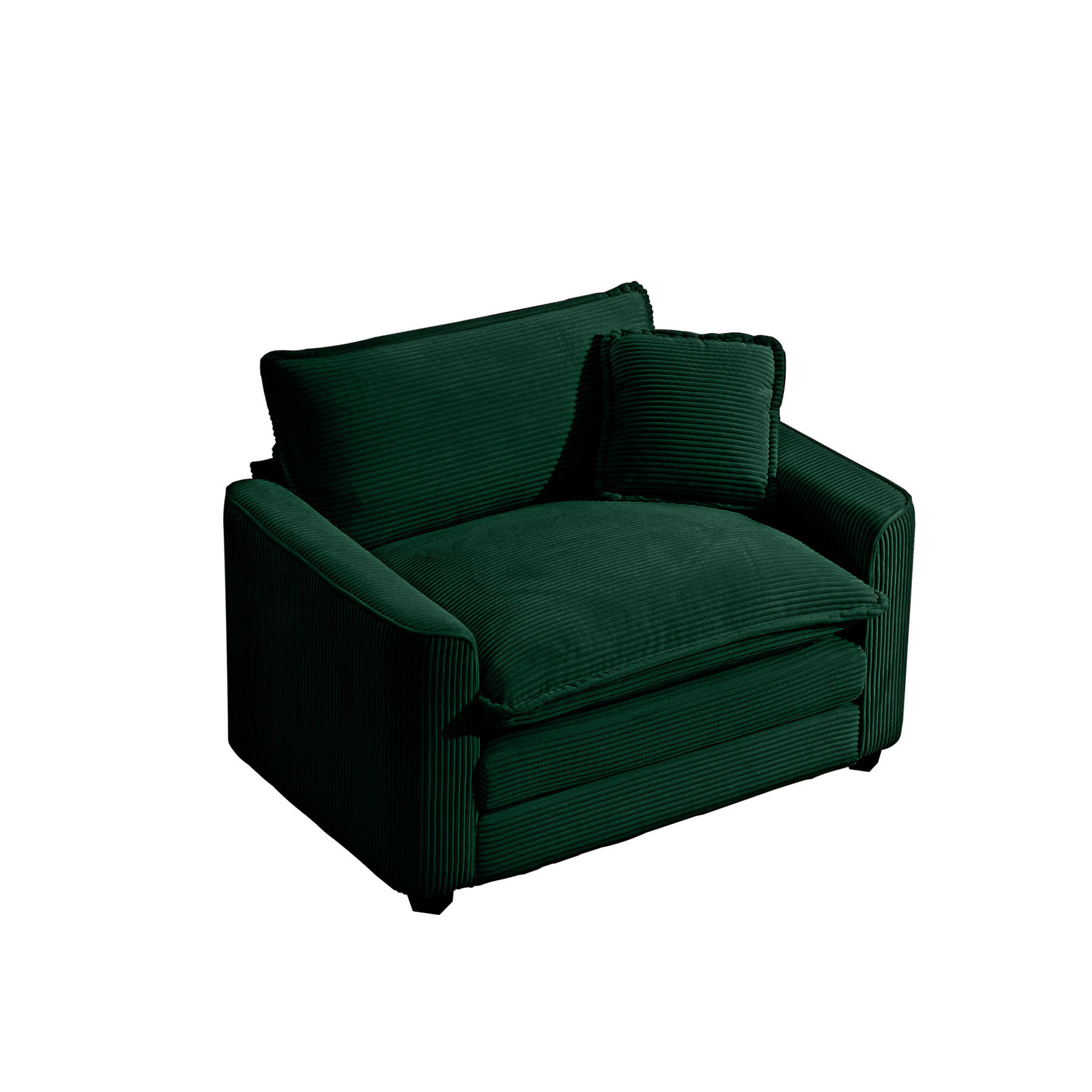 Ebern Designs Comtable Single Deep Seat Sofa With One Pillow Wayfair