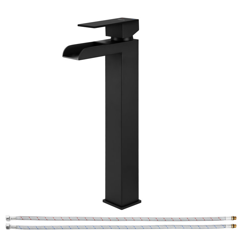 Single-Hole Single-handle Bathroom Faucet, Matte Black