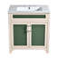 Ensemble de meuble-lavabo avec lavabo en céramique