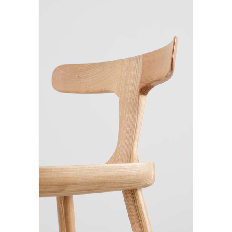 Anvil Chair With Back, Matte Ash, Bar Stool (31” Seat Height)