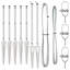 Vidaxl Fence Posts With Spike 7 Pcs Diameter32 Mm Galvanised Steel-114618678-114618680