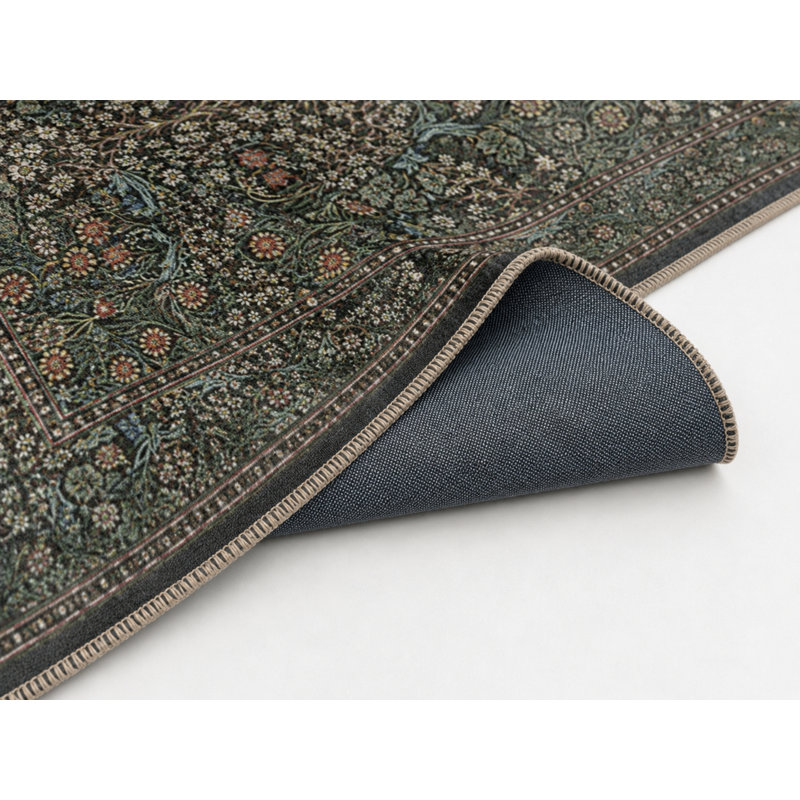Tapis tissé Botanical Modern, Rectangle 4 pi 8 po x 6 pi 7 po