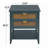 2 Drawer Nightstand,  Natural Rattan, Suitable for Bedroom-1505563500