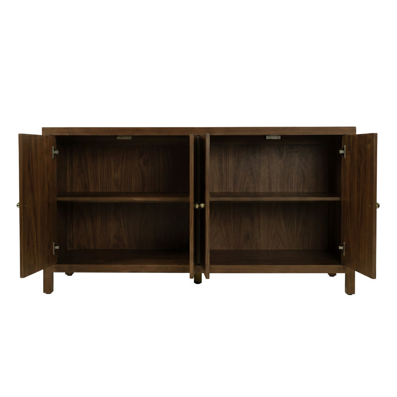 Buffet Celine, l 60 po, brun noyer, Noyer brun