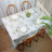 Shentell Rectangle Floral Plastic / Acrylic Tablecloth-2113388519-2113388518