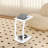 C-Shaped Side Table With Wheels 18.11(W)*13.78(D)*24.8(H)INCH-156165045