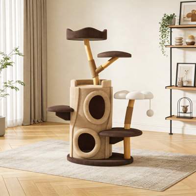Structure d'escalade simple et créative pour chat