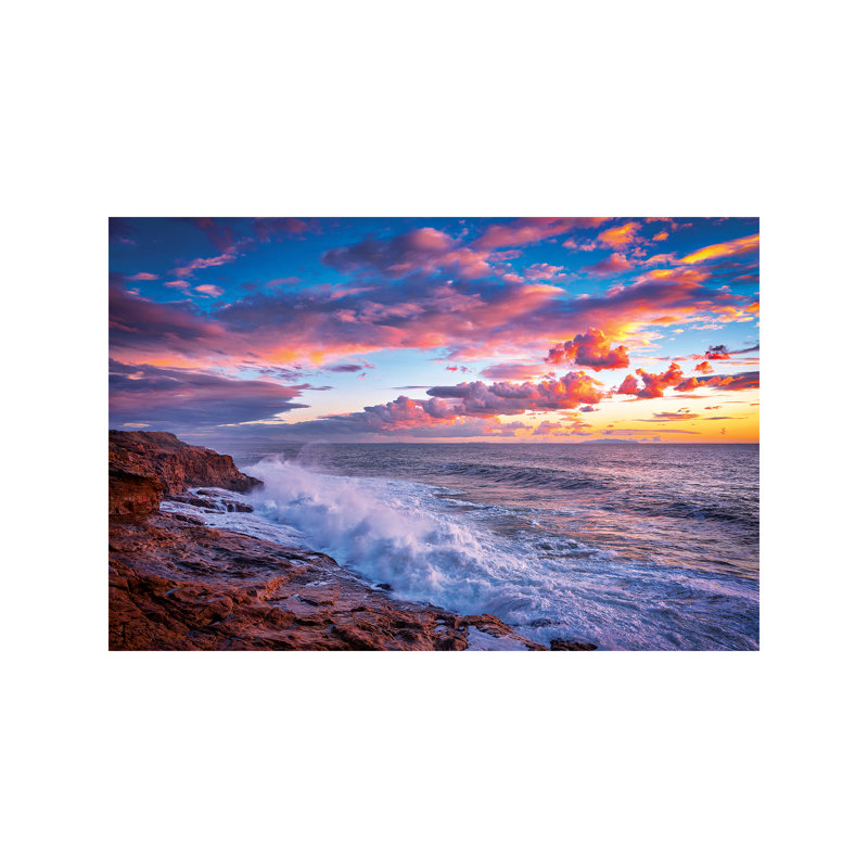 Stormy Sea by Marco Carmassi - Wrapped Canvas Print, 101.6 cm H x 66.04 cm W x 1.91 cm D