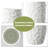 Govind 22'' H Handmade White Geometric Fiber Stone Tall Pot Planters