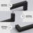 2Pack Black Square Bar Cabinet Pull Drawer Handle Stainless Steel Modern Hardware for Kitchen Bathroom Cabinets Cupboard,Center to Center 3in (76mm) Modern Matte Black Drawer Pulls-135830977