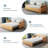 70.8"Queen cushion Convertible Sofa sleeper with Pillows,Sectional Sleeper  with Reversible Chaise,Solidwood  3 in 1 Pull Out Couch Bed for Living Room,Apartment-1653145135-1653145126-1653145130