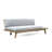 V Shaped 4-Piece Sofa Set-Gray
