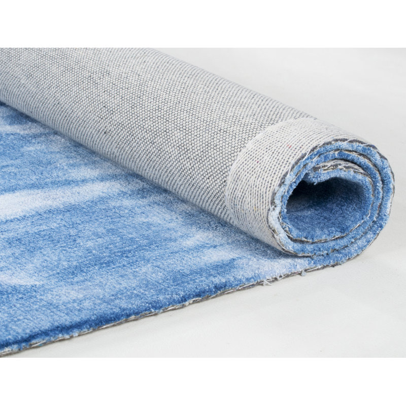 Shine Abstract Viscose Hand Woven Area Rug, Rectangle 160 x 230cm