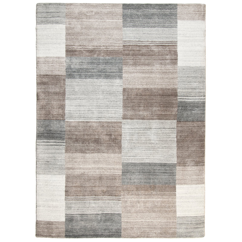 Brunelle Geometric Hand Woven Area Rug, Rectangular 250 x 350 cm