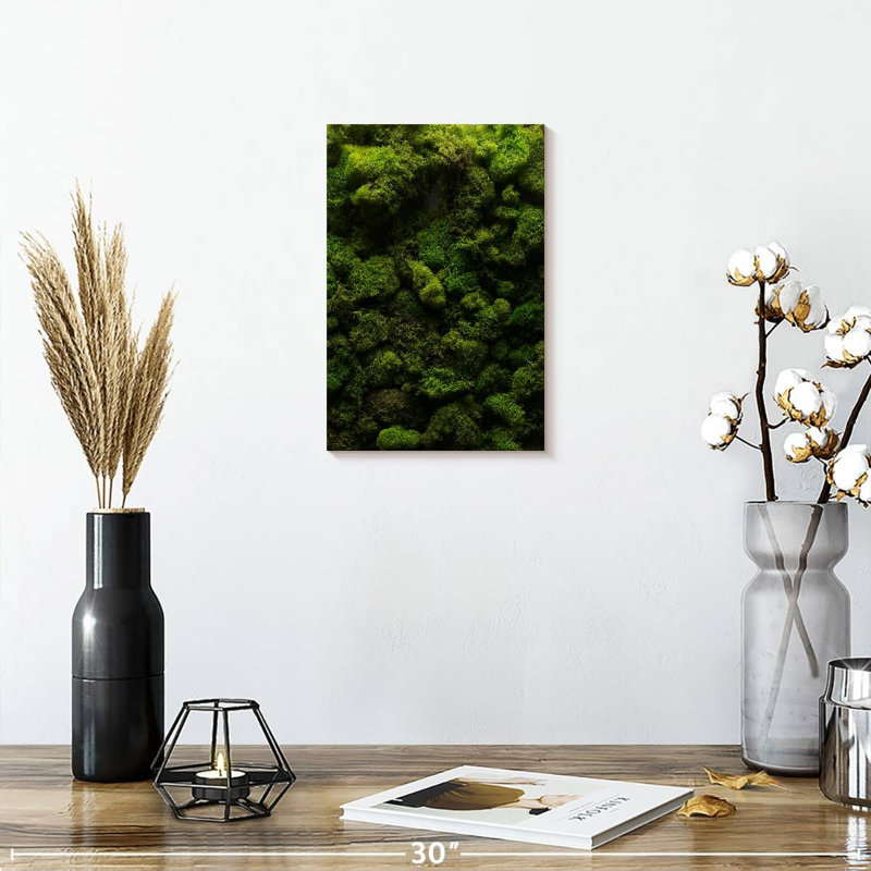 " Thick Moss " Print, 12" H x 8" W x 1" D