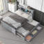 Functional Platform Bed With Storage Headboard, USB Ports, Trundle, And Drawers For Enhanced Bedroom Organization And Comfort-267763421
