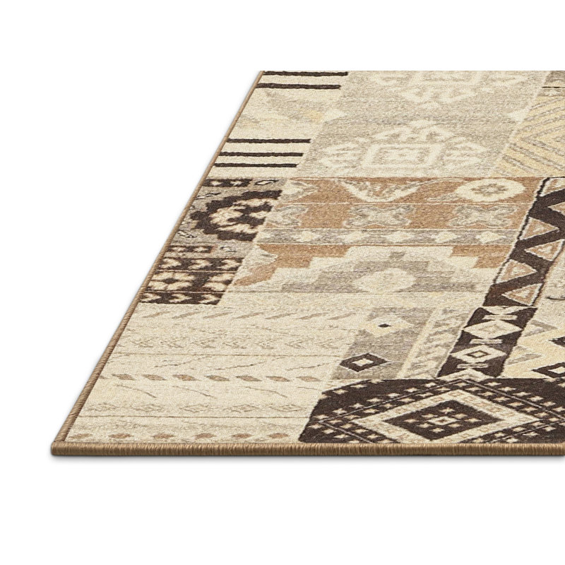 Tapis gris / brun, Rectangle 7 pi x 9 pi