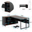 Bureau de direction en L 71 po avec armoire de rangement et tablettes-2026567235