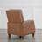 Bracking Upholstered Manual Push Back Recliner-1517759796