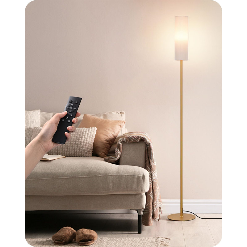 Asra 165cm Column Floor Lamp, Gold