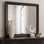 Nitz Dresser Mirror, Beveled Glass, Espresso Brown Solid Wood Frame, 36X40-117559442