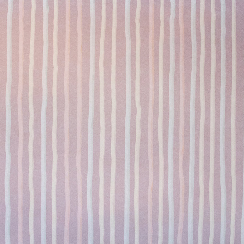 Alecxander Smooth Glitter Stripes 10.05m x 53cm Wallpaper Roll, Dark Rose