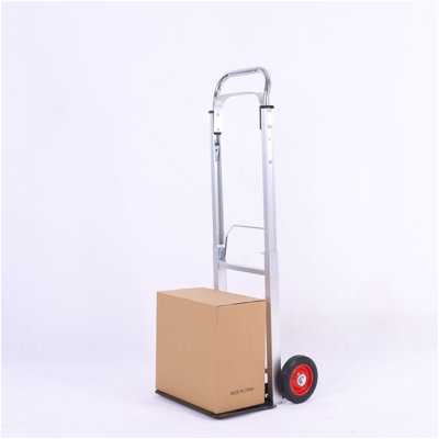 Chariot pliable robuste avec roulettes et chariot à main pliable en aluminium avec poignée télescopique