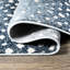 Tapis bleu / crème Lindhaus-308640811