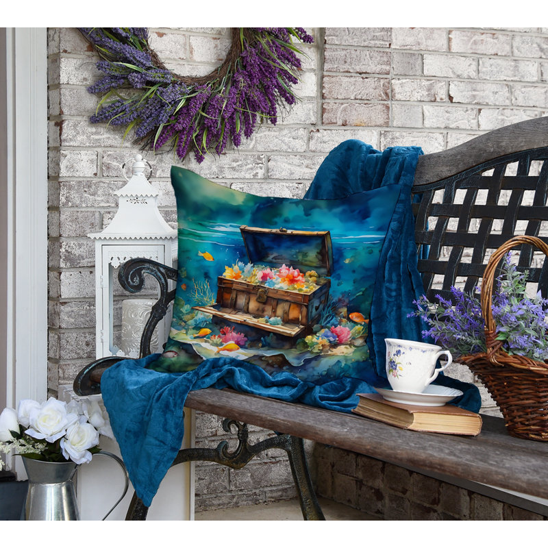 Coussin décoratif intérieur / extérieur Nautical, H 18 po x l 18 po