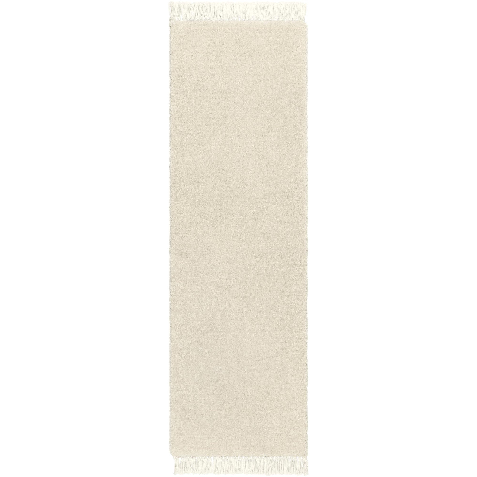 Clio Hand-Loomed Gray Wool Rug, Runner 2'6" x 8'