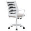 Height Adjustable Office Chair Fabric Swivel Computer Chair