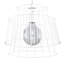 Pendant lamp GATE white-1324691632
