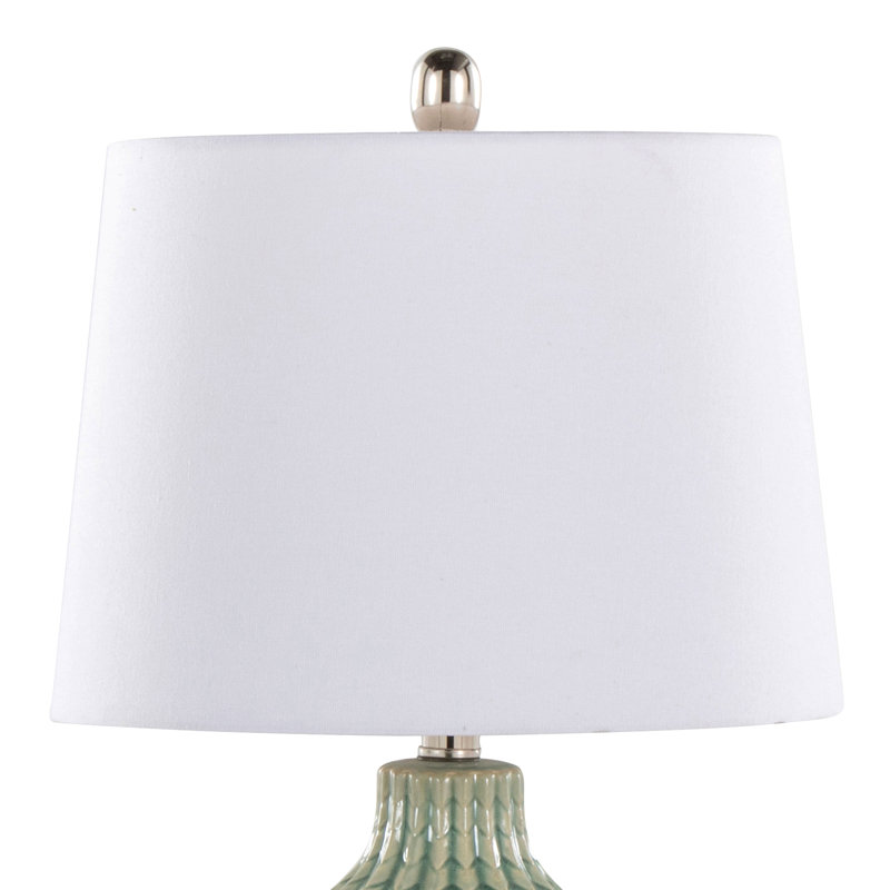 Lampe de table contemporaine en céramique, Sauge