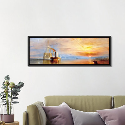 'Fighting Temeraire' by Joseph William Turner Painting Print on Canvas