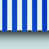 Bright Blue/White Stripe is out of stock