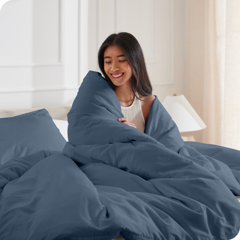Ensemble de housse de couette en microfibre moderne et contemporain, Housse de couette simple / simple TG + 1 taie déc