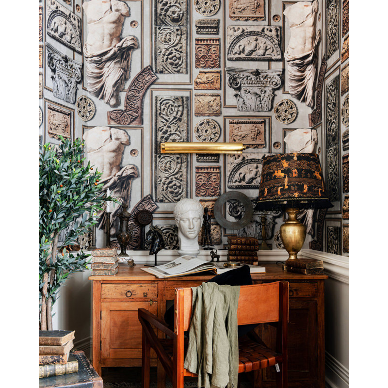 The Artists House Non-Pasted Satin Wallpaper Roll