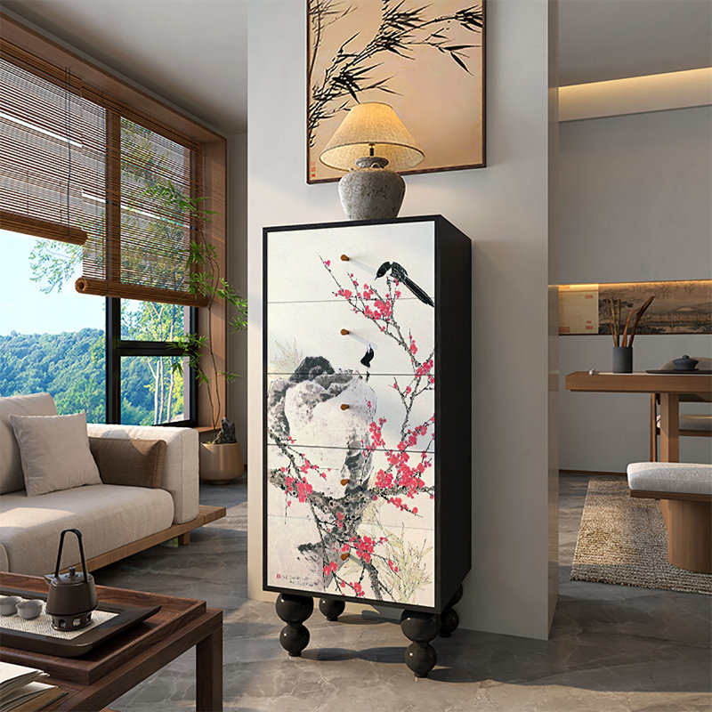 Retro multifunction practical decor cabinet