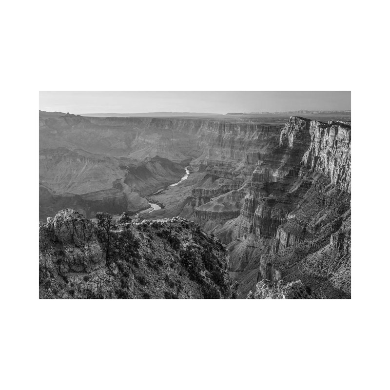 Comanche Point from Desert View Overlook, South Rim, Grand Canyon National Park, Arizona, USA. 1 Piece Wall Art on Canvas